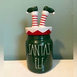 Rae Dunn Santa’s Elf Canister